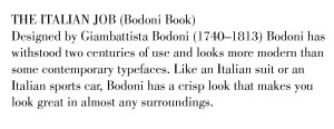 Typeface Showings_Bodoni